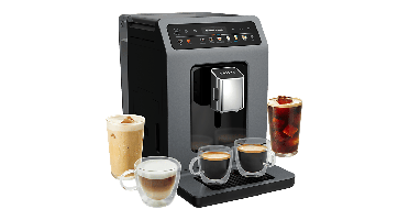 Krups Ea898g Evidence Hot And Cold - Volautomatische Espressomachine Bullet Silver