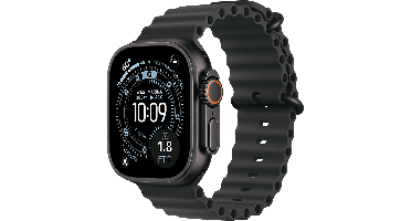 Apple Watch Ultra 3 gps + Cellular - 49mm black Titanium Case - Black Ocean Band Smartwatch