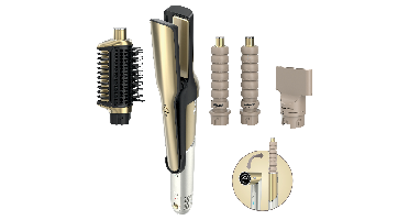 Shark Glam 4-in-1 - Hd6041seu Hairstyler Goud