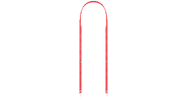 Apple Crossbody Strap Bright Guava Voor Apple Iphone 17 / Pro /17 Max 17e Air