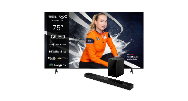Tcl 75t69c Qled Google Tv 75" (2025) + Q75h Soundbar Tv-bundel