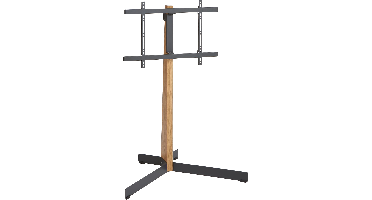 Vogels Tvs 3695 Eiken/staal Grijs