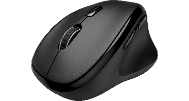 Qware Lincoln Draadloze Muis - Zwart