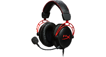 Hyperx Cloud Alpha Pro Gaming Headset - Zwart/rood