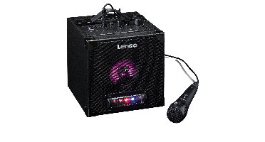 Lenco Btc-070bk Karaoke Bluetoothspeaker Met Microfoon Zwart