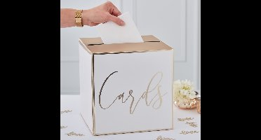 Ginger Ray GO-156 Gold Wedding Enveloppenbox Goud