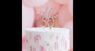 Ginger Ray 'Hello 50' Taarttopper