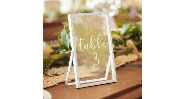 Ginger Ray PAMA-130 Personaliseerbaar Wit Fotolijstje