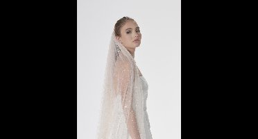 Poirier S47-210-1-Blush Sluier - 210 cm