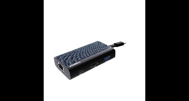 Connect USB C Hub 4 - USB C naar Ethernet - USB-C - HDMI - USB A Hub
