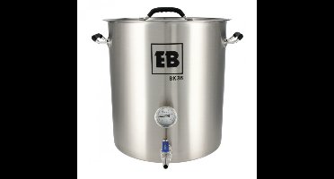 Easybrew RVS Brouwketel 36 Liter met Kogelkraan