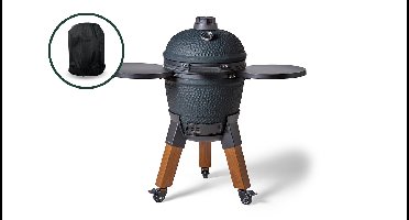 Moddern Kamado Royal Blue incl. Zijtafels & Zwarte Poten