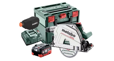 Metabo KT 18 LTX 66 BL 18V Li-ion Accu Invalcirkelzaag Set (2x 8.0Ah Accu) In MetaBOX - 165 X 20mm - Koolborstelloos