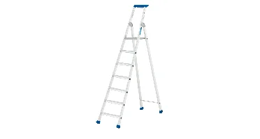 Little Jumbo 1223750107 Maxibat 2375 Trap - Enkel - Aluminium - 1 X 7 Treden - Max. Werkhoogte 3,59m