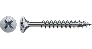 SPAX Universele Schroeven Verzonken Kop - Voldraad - Z2 - 4.5x80 Mm (100st)