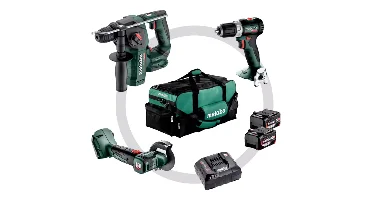 Metabo Combo Set 3.1.1 18V Li-ion Accu 3-Delige Combiset (2x 4.0Ah Accu) In Tas