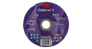 3M Cubitron 3 Doorslijpschijf - 125mm X 1,6mm X 22,23mm - K36 - T41 (25 Stuks)