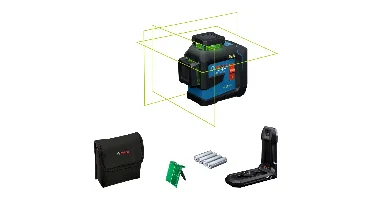 Bosch GLL 80-33 G Kruislijnlaser In Tas - Groen - 30m - 3x 360° - IP65