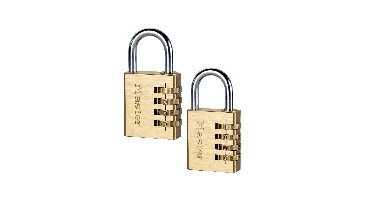 Master Lock 604EURD Hangslot - 40mm - Cijfercode (2 Stuks)