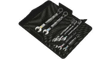 Wera 05020093001 8-delige 6001 Joker Switch 8 Imperial Set 1 Steek-ringratelsleutelset In Etui - Inch