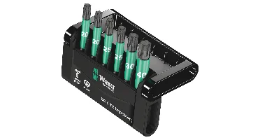 Wera 05057693001 6-delige Bit-Check 6 Impaktor 1 Bitset - Torx