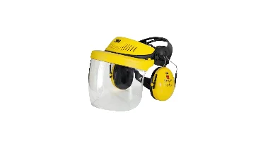 3M PELTOR G500V5FH510-GU Gezichtbeschermingskap Combinatie Met Optime I Gehoorkap En 5F-11 Vizier - Geel