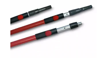 Goudhaantje Klik Telescoopstok Rood 106-190 Cm