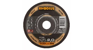 Rhodius 210763 FT38 TOPline Lll Doorslijpschijf Conventioneel 125x2,5x22,23 (25 St)