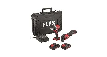 Flex DD LD+MT 18-ECTC/2.5 18V Accu Multitool + Boorschroefmachine (2x Accu) In Koffer