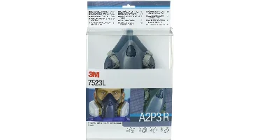 3M 7523L Starterskit Voor Halfgelaatsmaskers Met A2-P3 R Filtercombinatie
