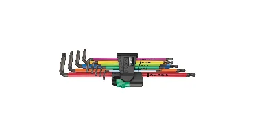 Wera 05024480001 967/9 TX XL Multicolour 1 9-delige Inbussleutelset - Lang - Torx