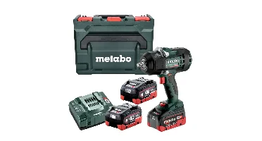 Metabo SSW 18 LTX 1450 BL 18V Li-ion Accu Slagmoersleutel Set (2x 8.0Ah LiHD Accu) In MetaBOX
