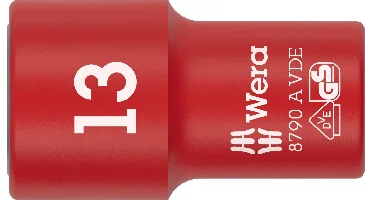 Wera 05005930001 8790 B VDE Zyklop Dop Geïsoleerd - 1/4"- 13mm