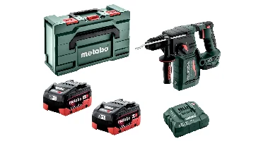 Metabo KH 18 LTX BL 24 18V Li-ion Accu Combihamer Set (2x 5.5Ah LiHD Accu) In MetaBOX