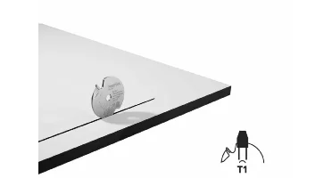 Festool DIA 47x2,5x6,35 T1 Voorritszaagblad