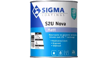 Sigma S2U Nova Matt - Op Kleur Gemengd - 1L - Lak