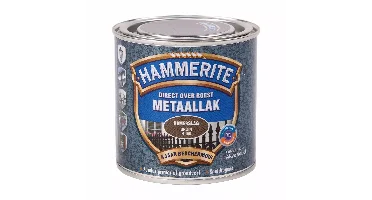 Hammerite Metaallak Hamerslag - Bruin - 250ml