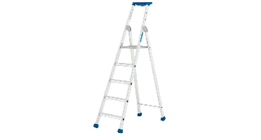 Little Jumbo 1223750105 Maxibat 2375 Trap - Enkel - Aluminium - 1 X 5 Treden - Max. Werkhoogte 3,12m