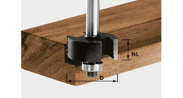 Festool 491022 Sponningfrees HW Schacht - 8mm