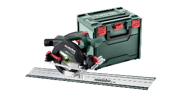 Metabo KS 18 LTX 57 BL 18V Li-ion Accu Cirkelzaag Body In MetaBox Incl. FS 160 (1600mm) Geleiderail - 165mm