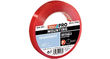 Tesa 66965 Professional Dubbelzijdige Tape - 19mm X 25m - Transparant