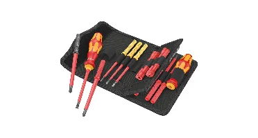 Wera 05006614001 18-delig Kraftform Kompakt VDE 18 Universal 2 Tool Finder Wisselklingenset In Etui