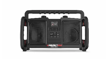 PerfectPro RB2 Rockbull Bouwradio - FM RDS / DAB+ - AUX-in - Bluetooth - Werkt Op Netstroom En Batterij