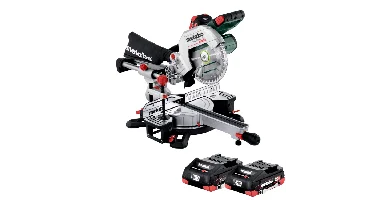 Metabo KGS 18 LTX BL 216 LiHD Accu Afkortzaag Set (2x 8Ah) - 216 X 30mm