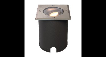 Cody LED Grondspot RVS - GU10 4,4 Watt 345 lumen dimbaar - 2700K warm wit - Kantelbaar - Overrijdbaar - Vierkant - IP67 waterdicht