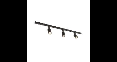 Taros Railverlichting Pakket - Recht - 1 m rail - 3 railspots - Incl. 2700K GU10 - IP20 - Modulair - 230V