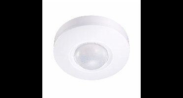 PIR-bewegingssensor met schemerschakelaar - 360° - 80mm bij inbouw - Bereik tot 11m links & rechts - Montagehoogte 2,2 tot 4m - IP44 - Maximaal 1000W
