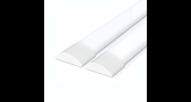 Set van 2 LED Batten 150cm - 50 Watt 7000lm (140lm/W) - 6500K daglicht wit - Vervangt 400 Watt - Samsung SMD LED chips - Flikkervrij - IP20 Stofdicht - Onderbouwverlichting