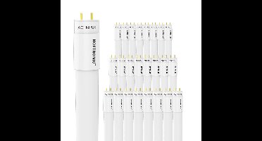 25x LED TL Buis 120cm - T8 G13 fitting - 18 Watt 1980 lumen (110lm/W) Flikkervrij - 4000K neutraal wit - Vervangt 36 Watt (36W/840) - Incl. Starter