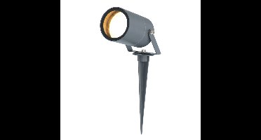 Spikey LED prikspot - GU10 fitting - Wandspot - IP65 Waterdicht - Dimbaar - Kantelbaar - Grondspies - Antraciet - Tuinspot